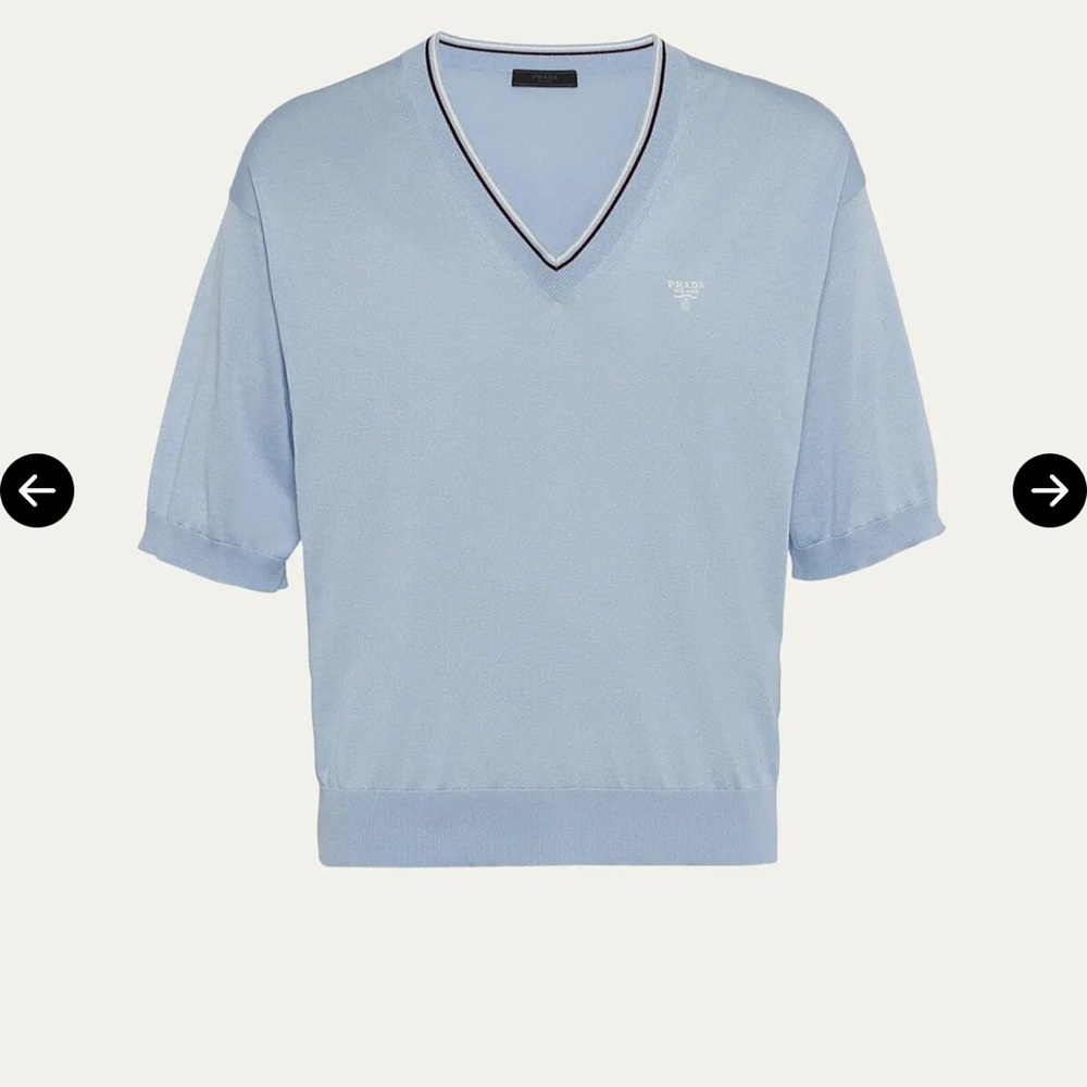 Prada silk cotton top